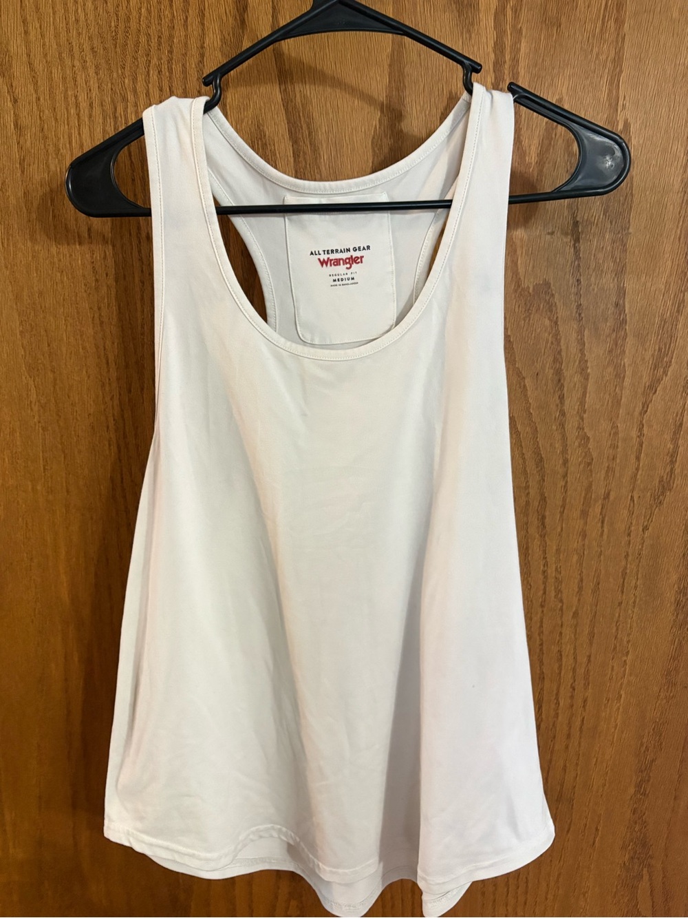 Wrangler Women's Cream Racerback Tank